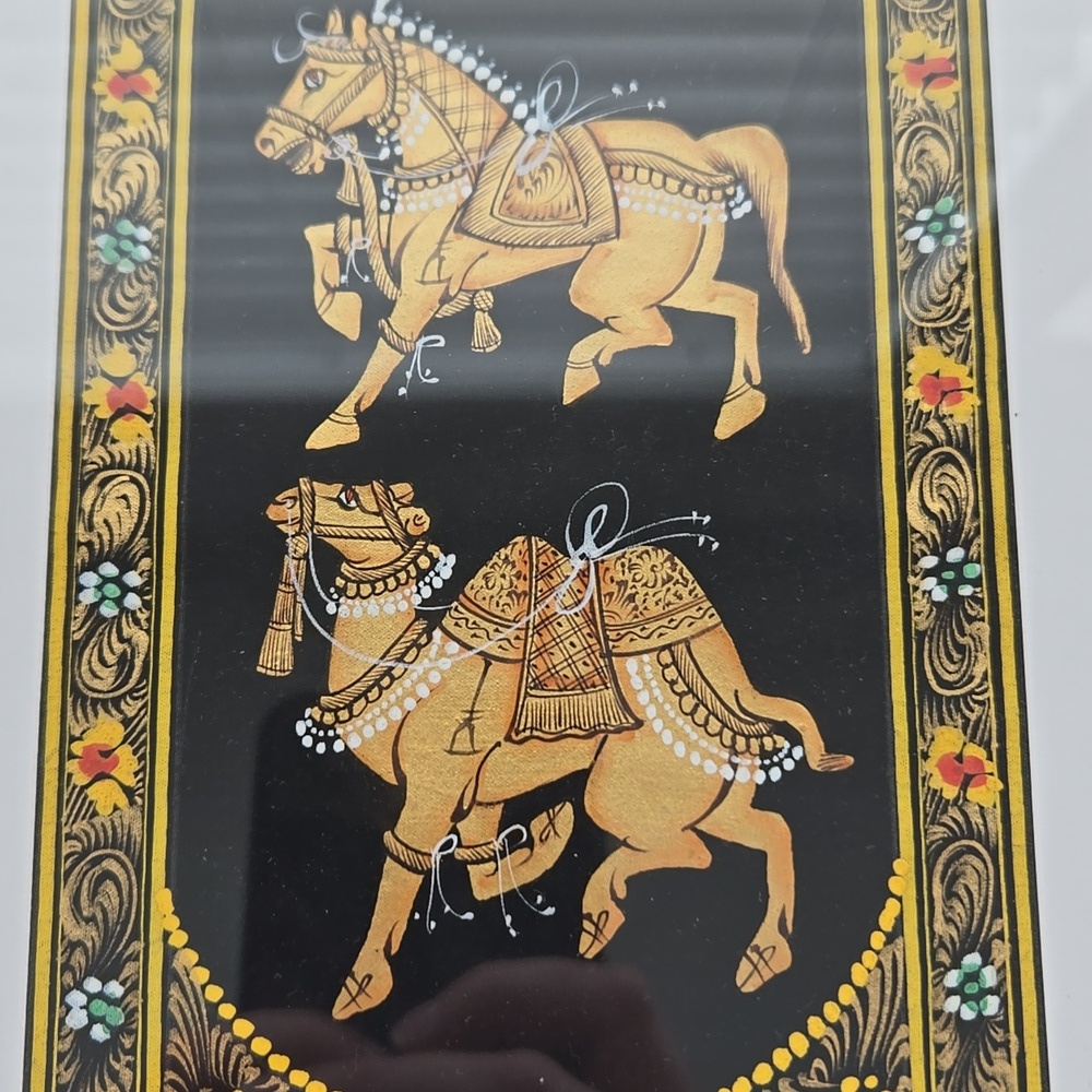 Elegant Black and Gold Elephant Wall Art - Picture 3 of 4